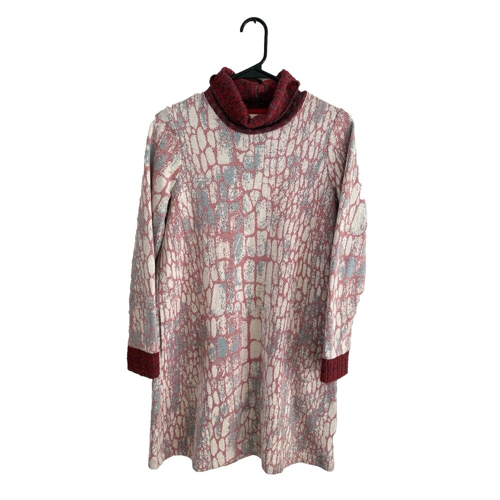 Anthropologie Maeve Mock Turtleneck Long Sleeve Tunic Sweater Dress Size XS